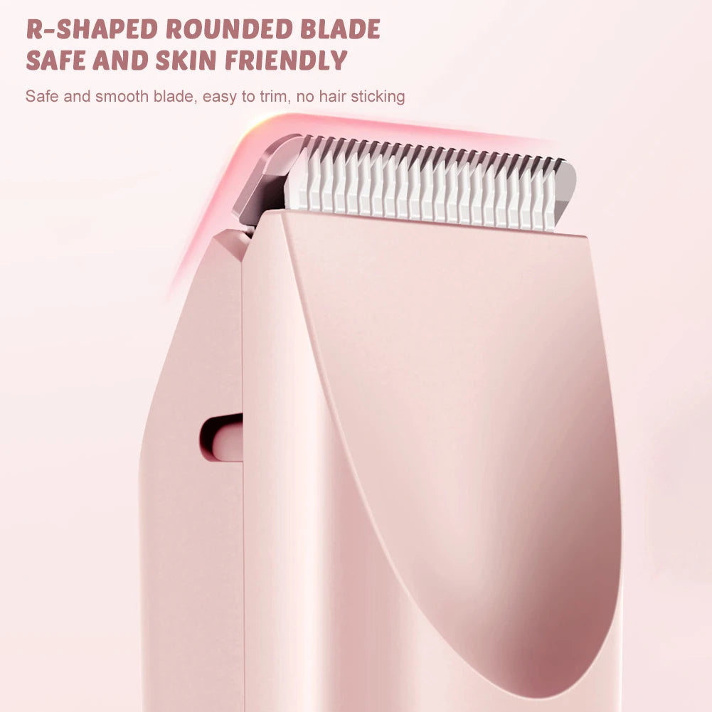 Dual Head Hair Trimer Women Electric Razors Rechargeable Wet Dry Painless Shaer Machine Hair Remoer for Body Private Areas