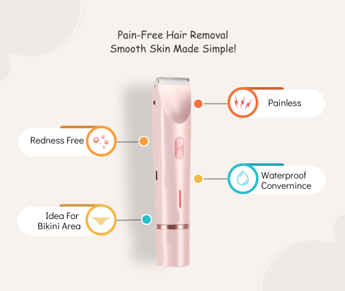 Dual Head Trimmer For Women Body and Private Area