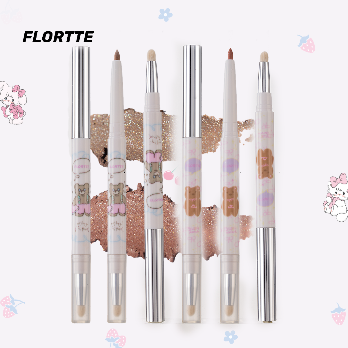 Charming Flortte Bread Bear Magic Eyeliner